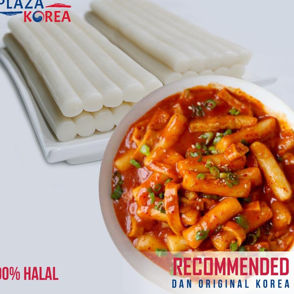 

➭ TTEOKBOKKI 200 GR + SAUCE FRESH SAMWON - TTEOK TOPOKKI TOKPOKI KOREAN FOOD RICE CAKE KUE BERAS KOREA ➬