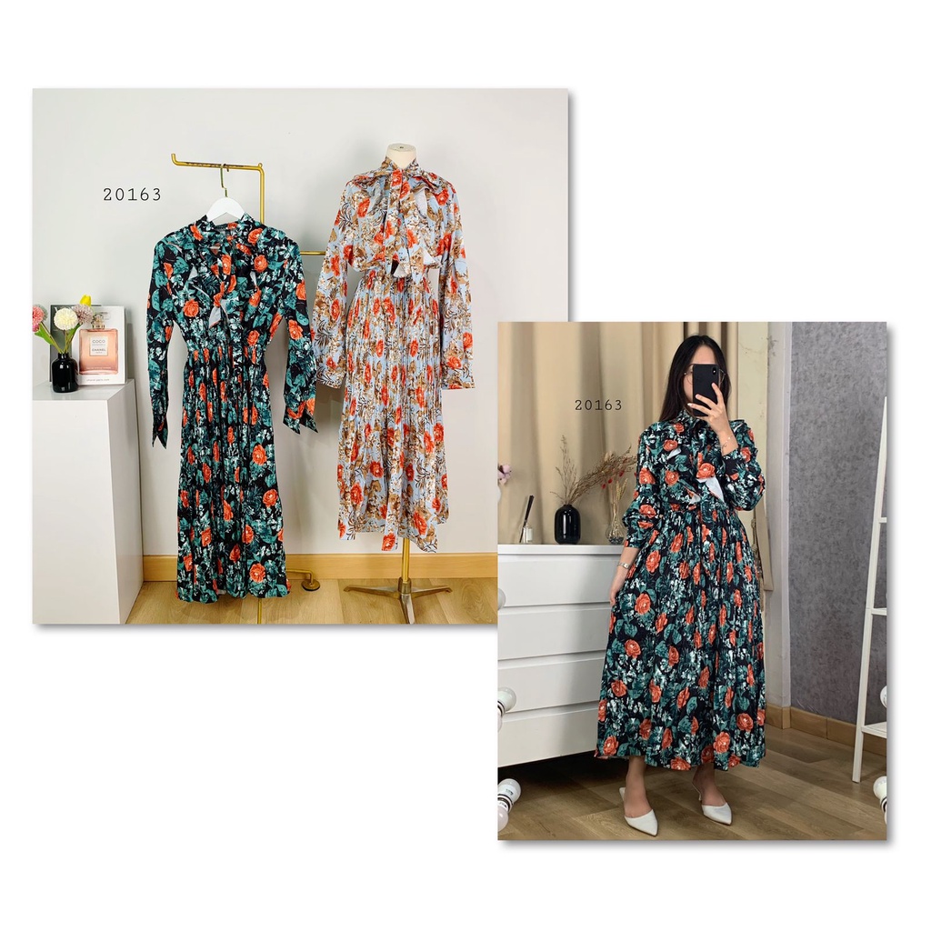 Dress Plisket Premium I Dress Plisket Import I Long Dress Plisket