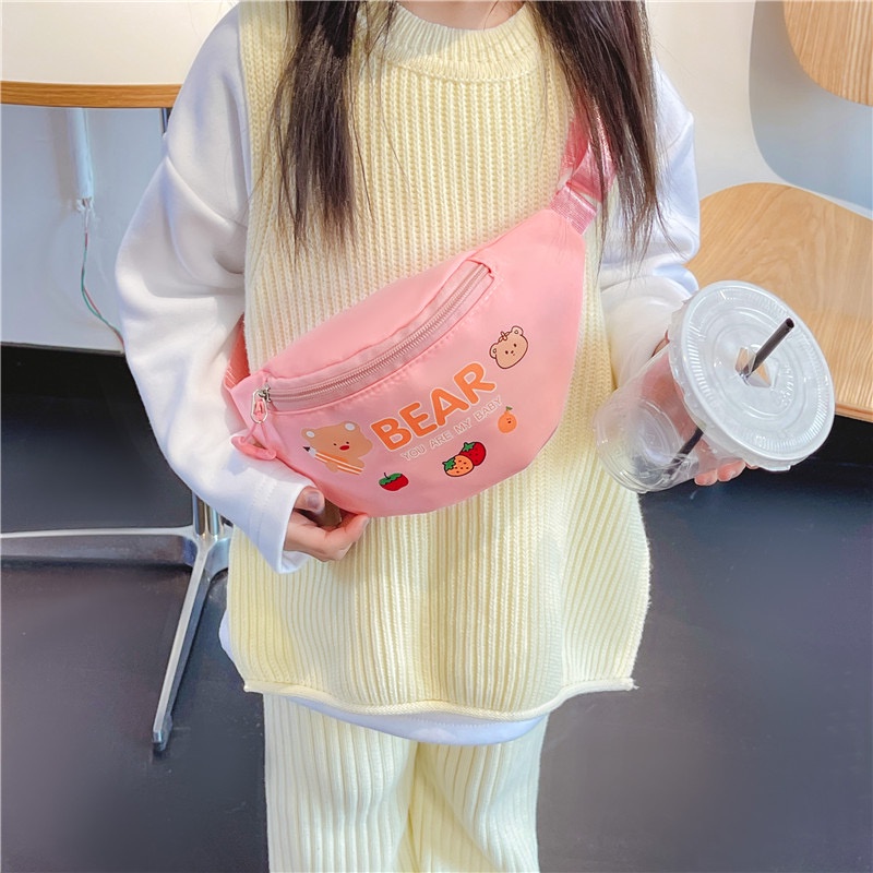 NAOMI - Lolita Cute Bag - Tas Anak Import Model Korea Sling Bag Anak - cross bag - tas selempang sinjia - tas angpao Perempuan Kids Bag Girls Tas Karakter Kanvas Cantik Cute bag waist bag tas pinggang anak