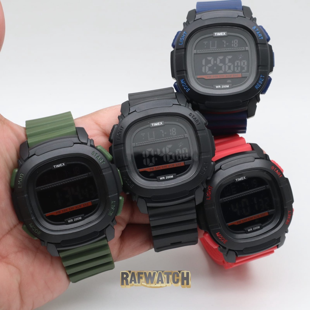 Jam Tangan Digital Original Pria Standart Militer Waterproof Anti Air 30 Meter