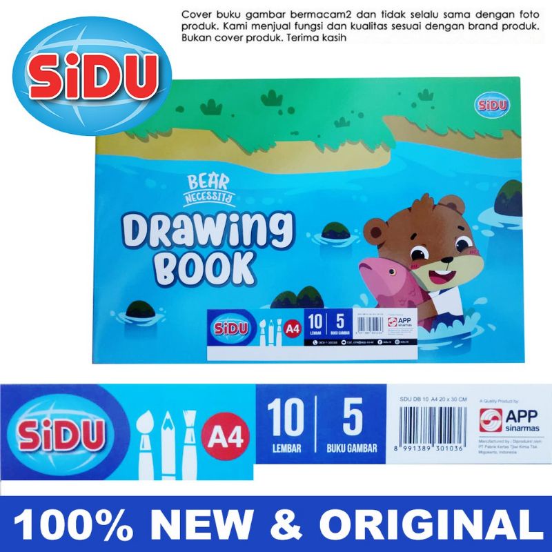 

BUKU GAMBAR SiDU A4 10Lbr