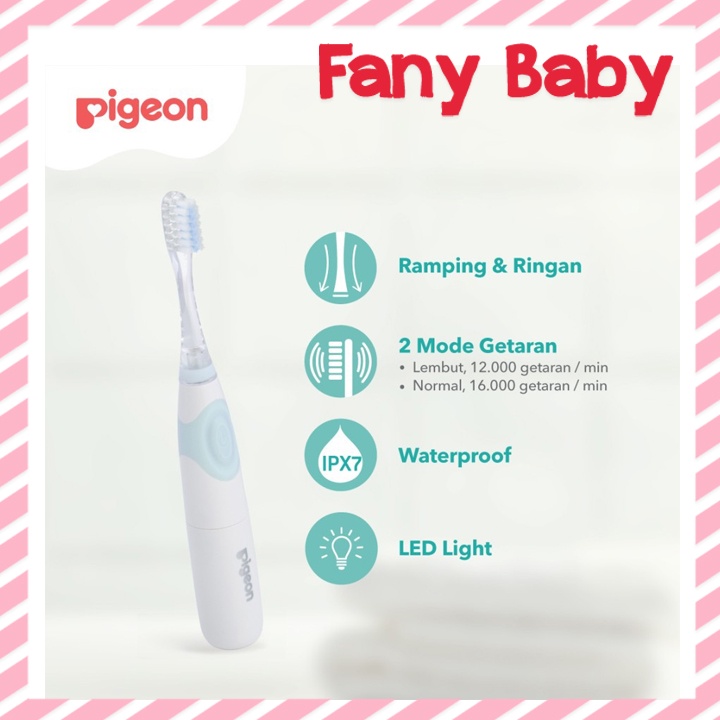 PIGEON ELECTRIC FINISHING TOOTHBRUSH 1 SET