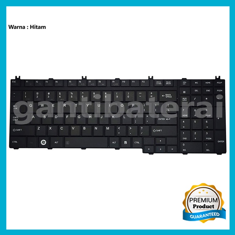 Keyboard Toshiba L355 A500 A505 L350 L500 L505 L550 L555