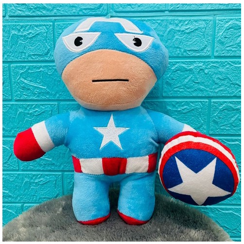 Boneka SUPER HERO Betmen Sepaidermen Captaen Amerika Berlebel SNI Mainan Anak Mewah