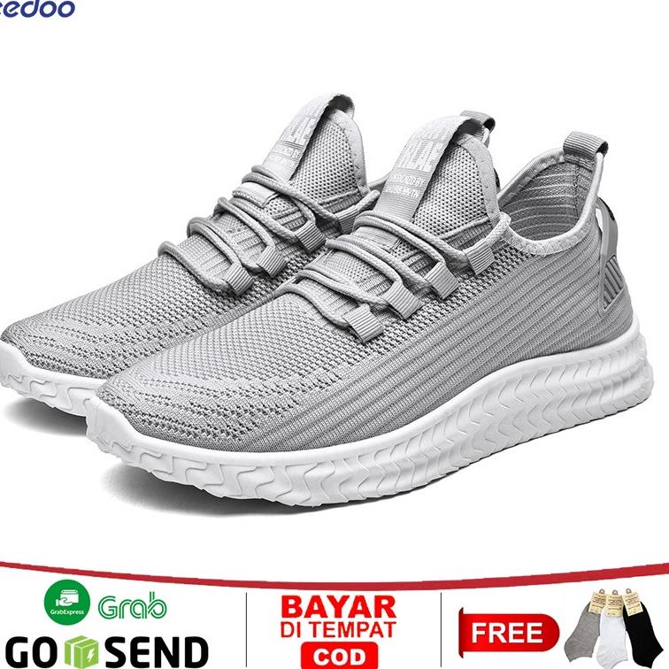 TERBAIK Leedoo Sepatu Sneakers Pria Casual Sport Fashion Shoes MR109