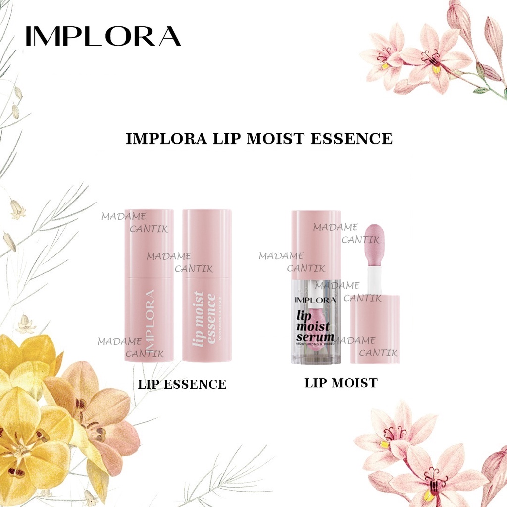 ✿ MADAME ✿ IMPLORA LIP MOIST ESSENCE - IMPLORA LIP MOIST SERUM - LIP OIL ORIGINAL