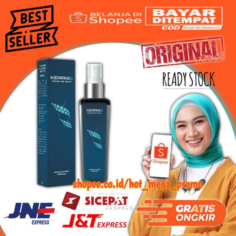 KERANIQ HAIR SERUM GROWTH ASLI 100% ORIGINAL OBAT PENUMBUH RAMBUT RONTOK PENYUBUR RAMBUT KEPALA BOTA