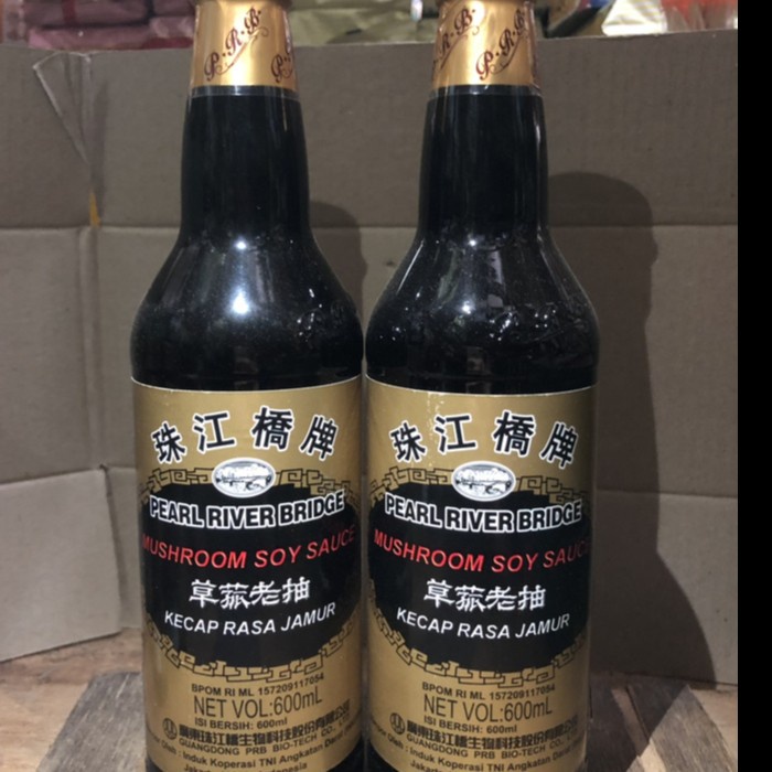 

[Ready Stock]- Kecap Rasa Jamur Pearl River Bridge Mushroom Soy Sauce Lao Chou 600ml
