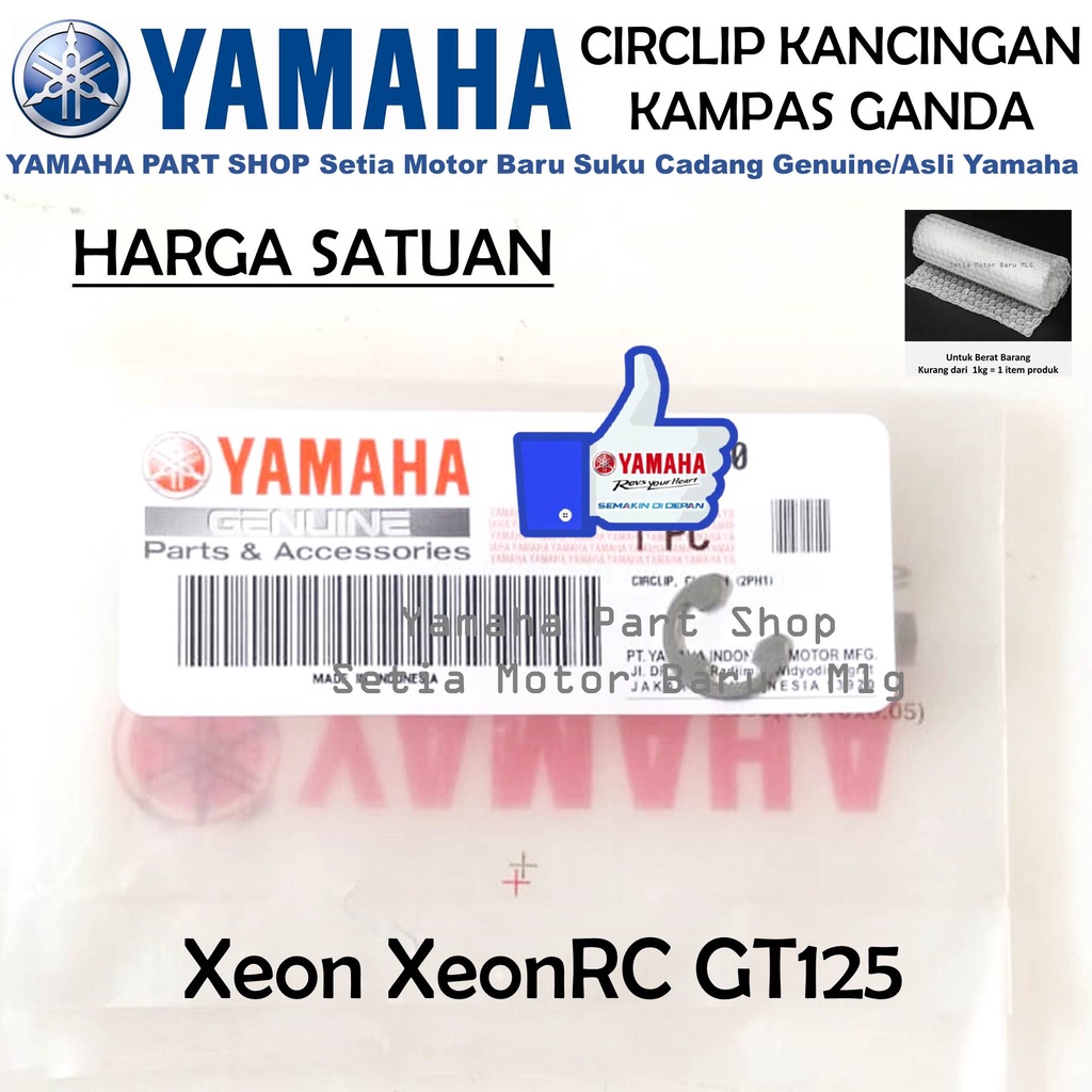 Kancingan Kampas Ganda Circlip GT125 XeonRC Xeon Asli Yamaha Setia Motor Baru