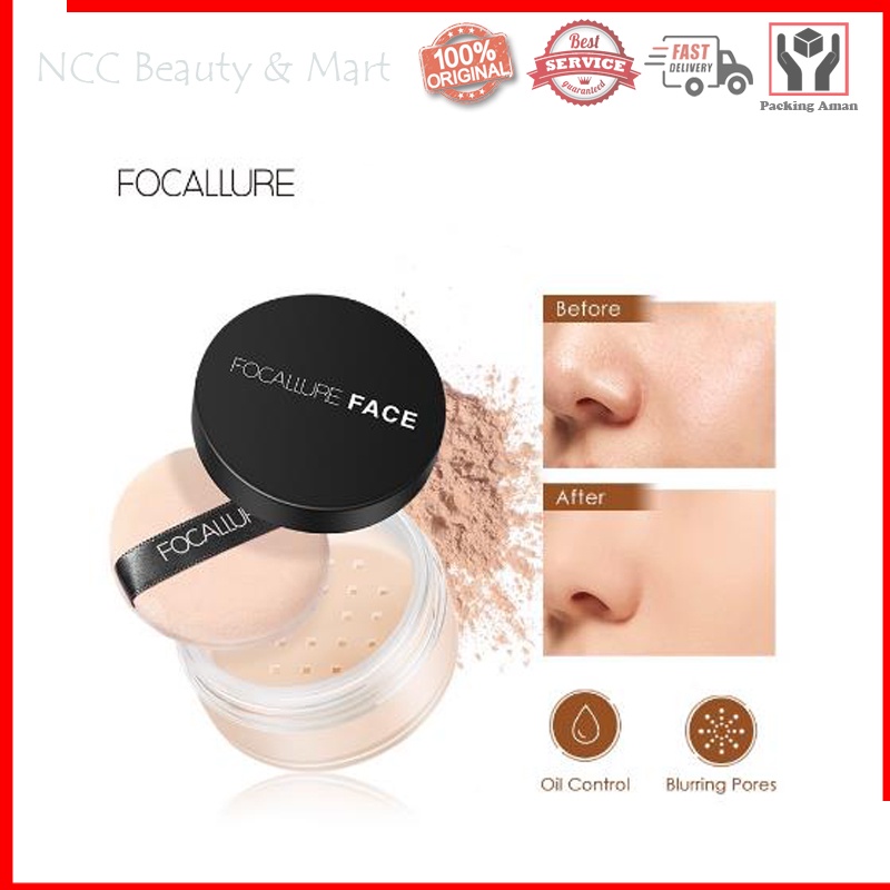 * NCC * Focallure Fine Setting Loose Powder Bedak Tabur FA-15 Focalure