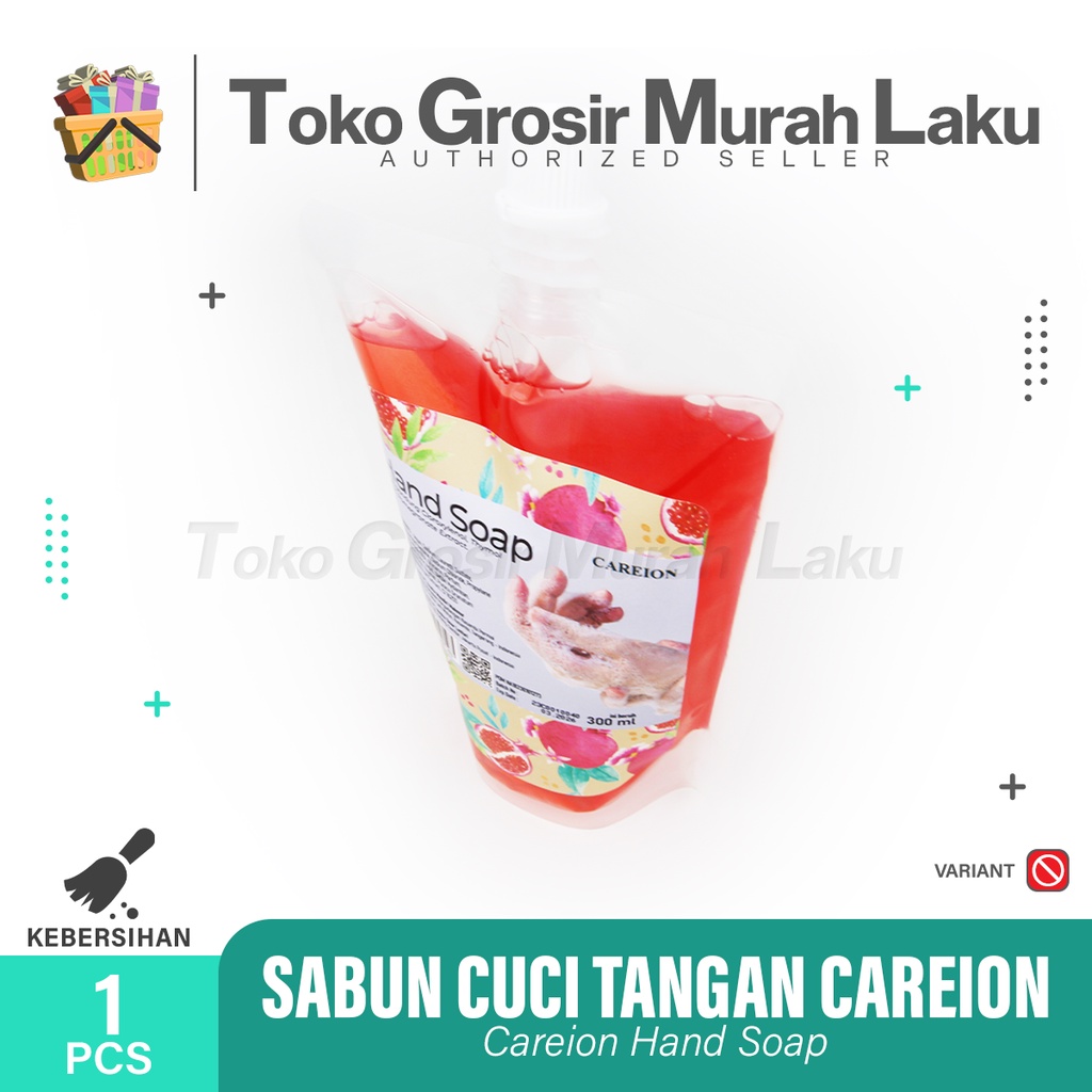 CAREION HAND SOAP POMEGRANATE HAND WASH SABUN CUCI TANGAN 300ML REFIL