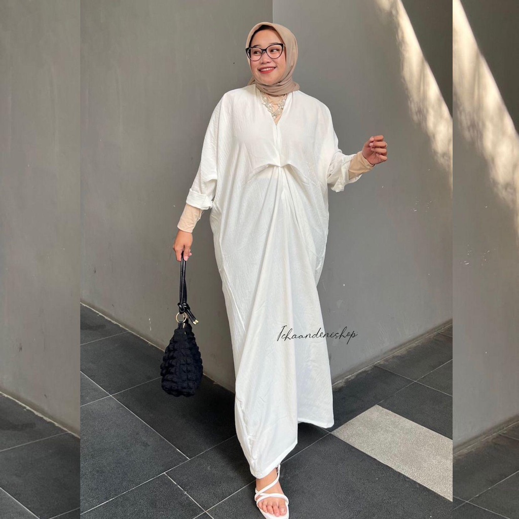 Kaftan Fayya Big Size Busui Crincle Airflow Jumbo