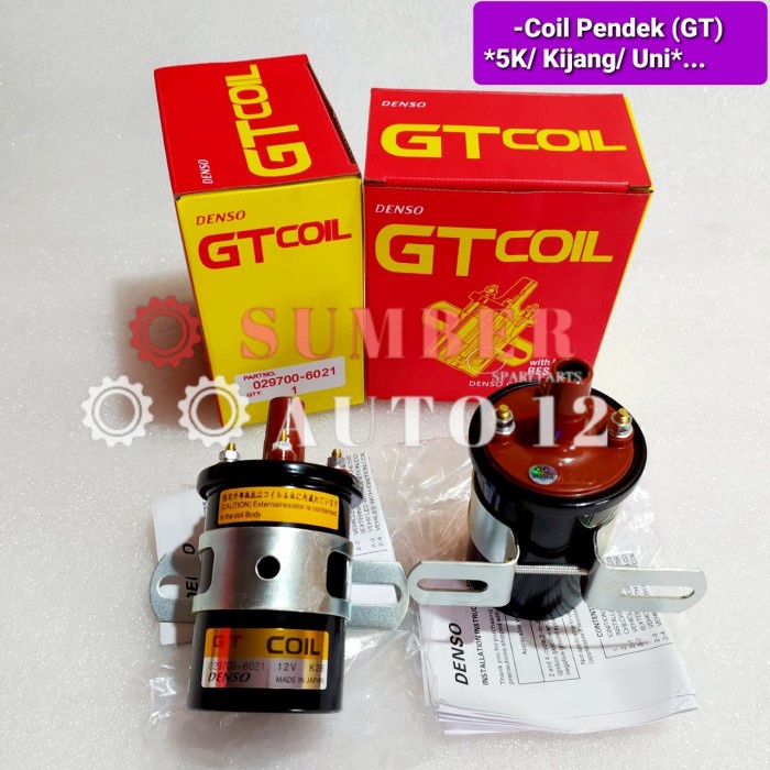 Coil pendek 5K/kijang/Uni (Denso Gt)