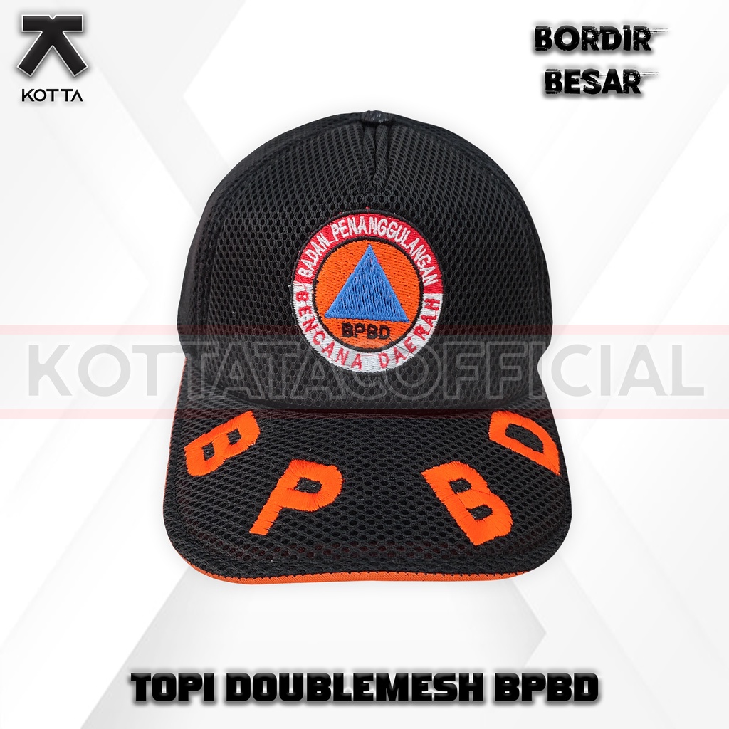 TOPI JALA BPBD HITAM - TOPI BPBD BERKUALITAS - TOPI BPBD ORANGE - TOPI BASARNAS - TOPI TIM SAR