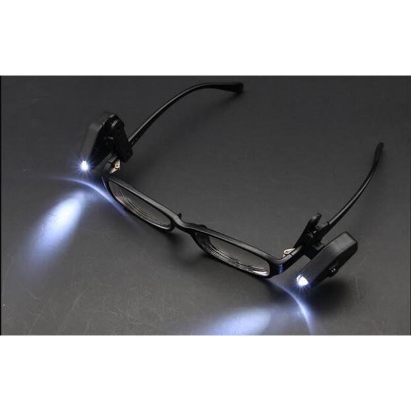 TaffLED Lampu Baca LED Klip Kacamata Glasses Light 1 PCS - ZMD00165 - Black