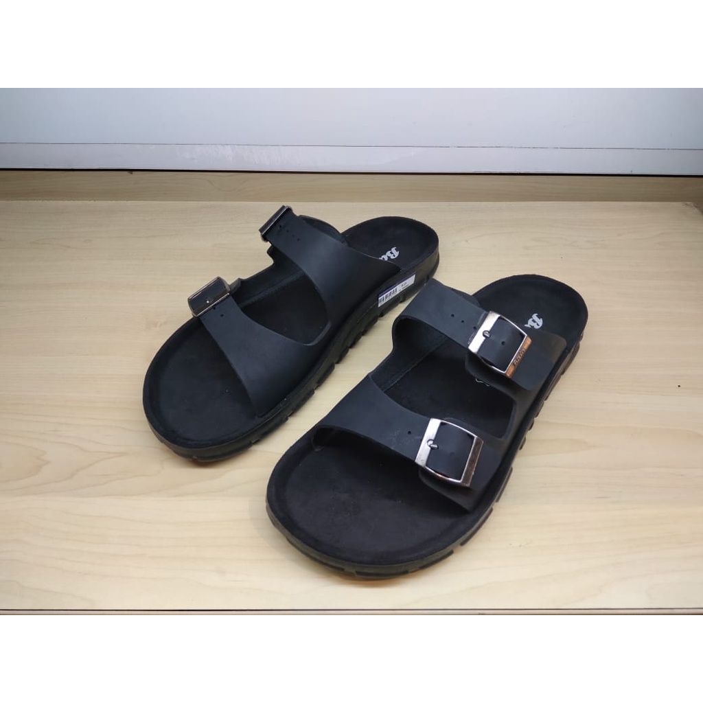 Sandal Selop Pria Bata Energizer Terbaru Bahan Sintetis Sandal Slide Pria Warna Hitam
