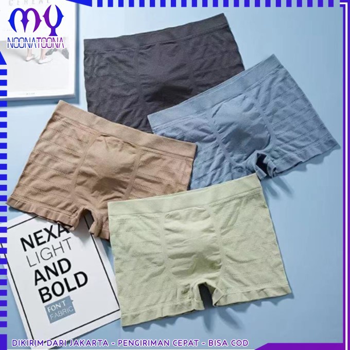CELANA DALAM BOXER PRIA POLOS NDERWEAR SEMPAK COWOK CELANA DALAM