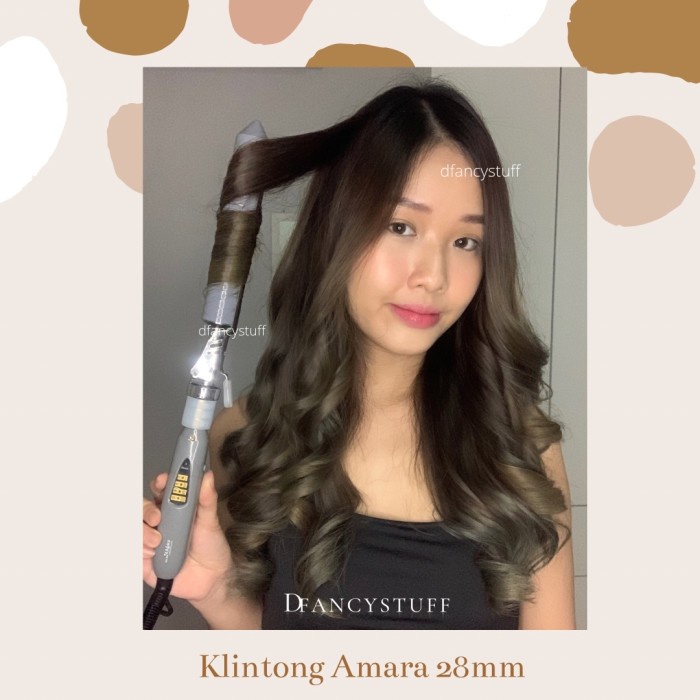 Catokan Klintong Amara Original 25Mm 28Mm 31Mm Catok Curly Catokan