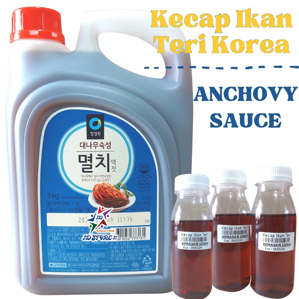 Kecap Ikan Teri Korea Anchovy Sauce 100 Ml Daesang Chung Jung One