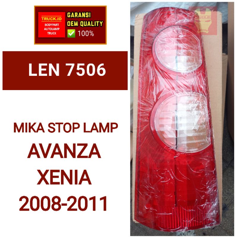 MIKA LAMPU BELAKANG AVANZA VVTI XENIA 2008 2009 2010 2011 RH/LH *original quality *LEN7506L/R