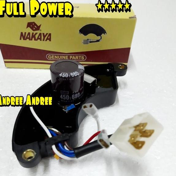 AVR Automatic Voltage Regulator 450V 680uF Genset Bensin Diesel 5000watt 6000watt 7000watt 8000watt 