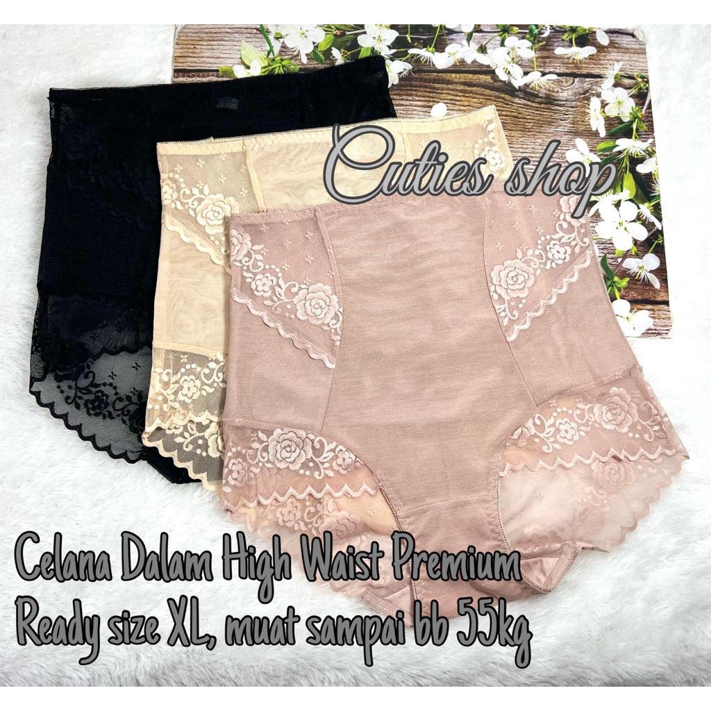 Celana HW Transparant Wanita Premium