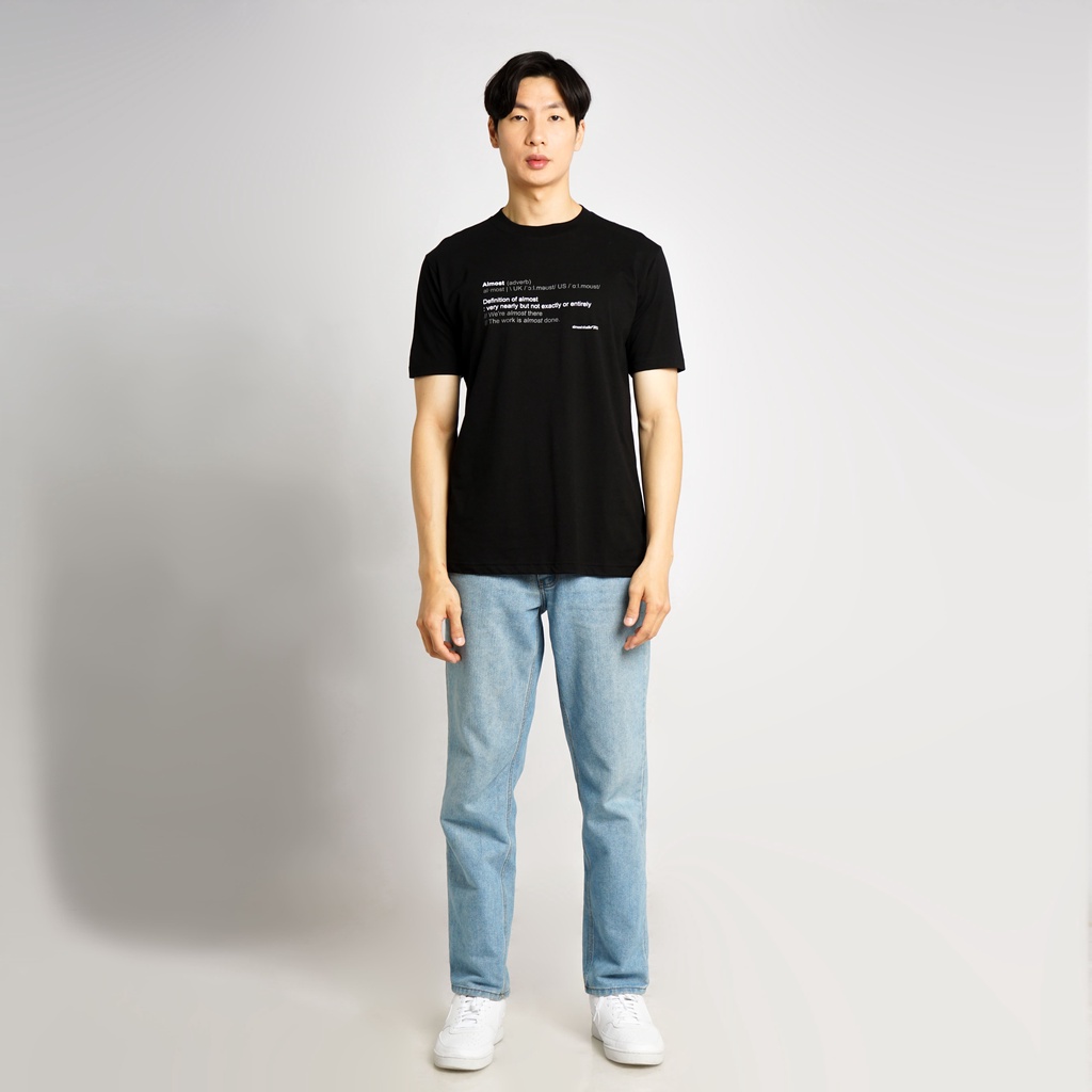 Almost Studio - T-Shirt - Lexicon - Black