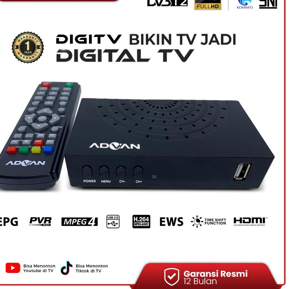 Promo SET TOP BOX STB ADVAN DIGITv GX6701 TV DIGITAL 1080p ORIGINAL | STB Advan | Advan DigiTv