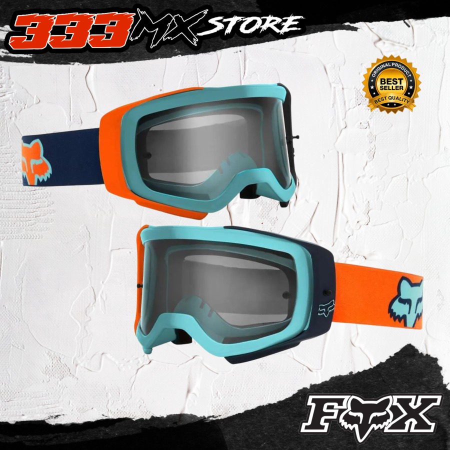GOGGLE FOX AIRSPACE VOKE PC AQUA GOGGLE TRAIL FOX AIRSPACE ORIGINAL