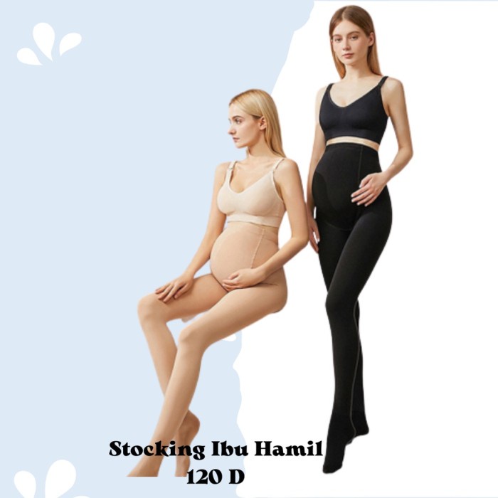 Celana Hamil Stocking Celana Untuk Ibu Hamil Stoking Pantyhose Wanita Velvet 120 D S0U5 BISA COD ela