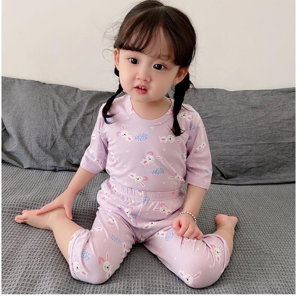 Baju tidur anak bunny / baju tidur anak kelinci / baju tidur set anak / piyama anak perempuan