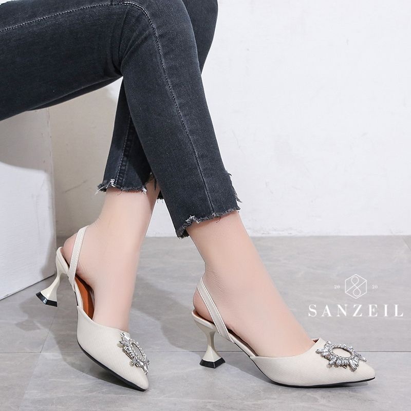 Heels Wanita GO1991 Heels Donna Heels Cocok untuk Pesta Kondangan Kerja