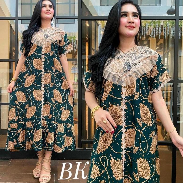 Terbaru DASTER ARAB RENDA MOTIF KIPAS/BORKAT KEKINIAN