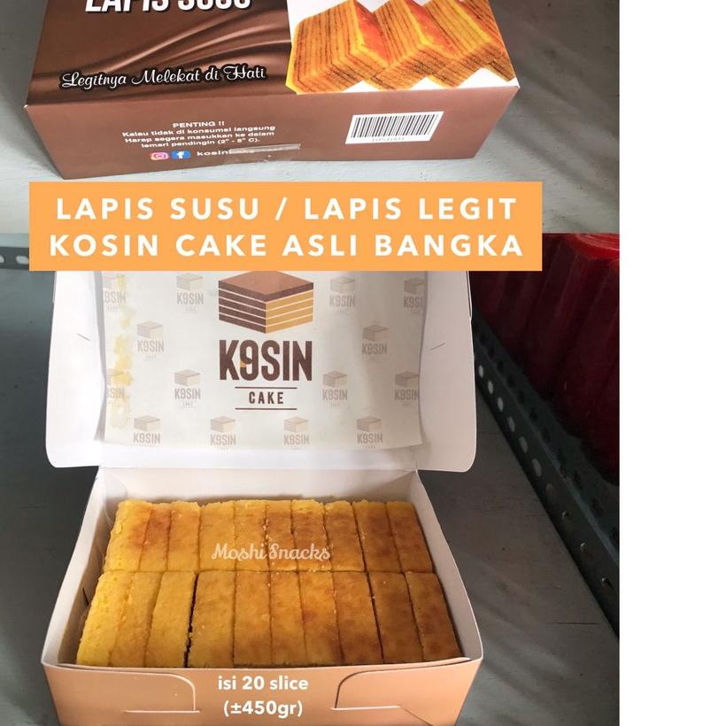 

☜ Kue Lapis Bangka KOSIN CAKE Halal / Kue Lapis Susu Asli Bangka / Kue Besar Bangka / Ready Lapis Legit Thaipan ✭