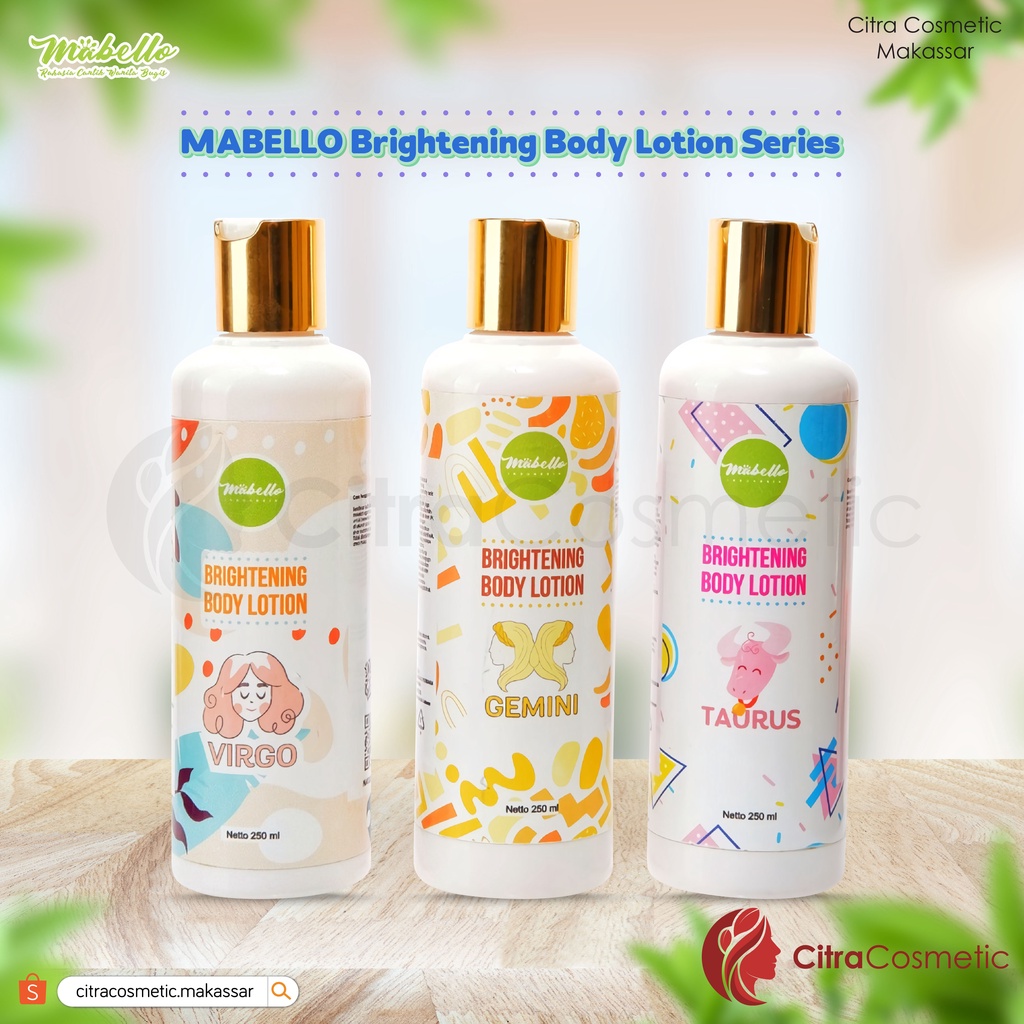 Mabello body Lotion Series | Gemini | Taurus | Virgo