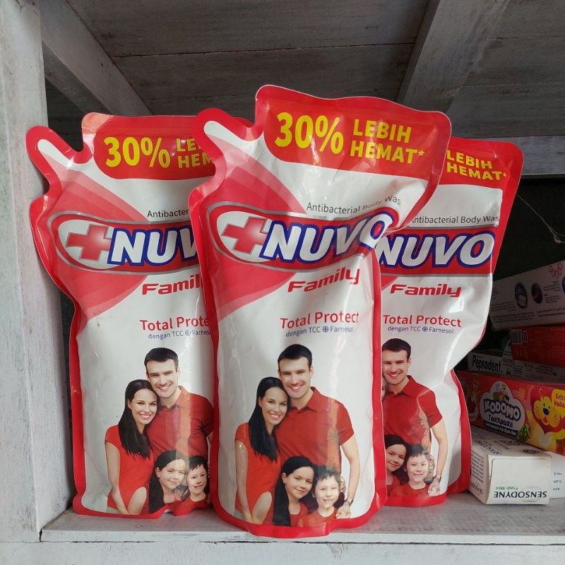 promo sabun cair nuvo family 850 ml