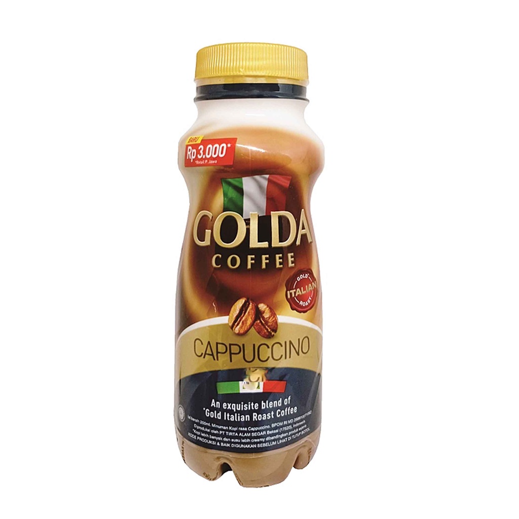 Golda Coffee/ Coffee Capuccino/ Minuman Kopi/ 200ml