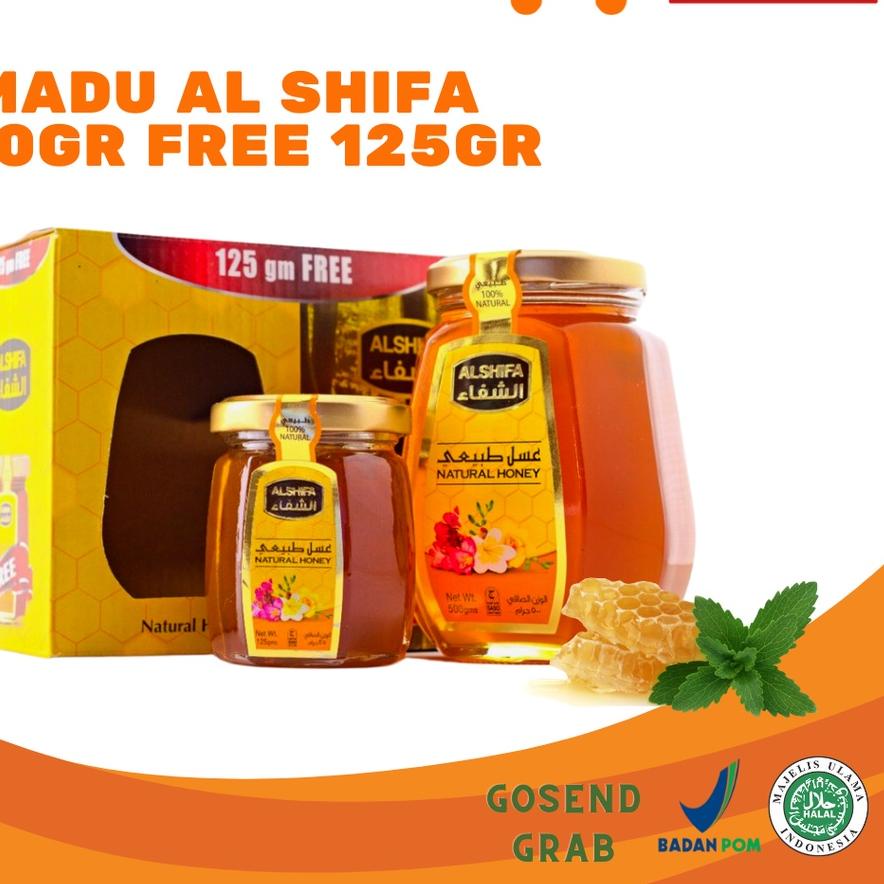 

✴ Al Shifa 500gr Free 125gr Natural Honey Asli Arab Saudi ➻