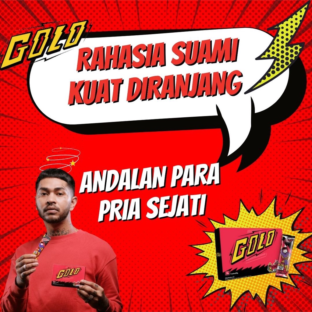 Mister Golo ginseng jamu kuat wanita tahan lama suplemen pria dewasa Asli Original BPOM Madu Herbal 