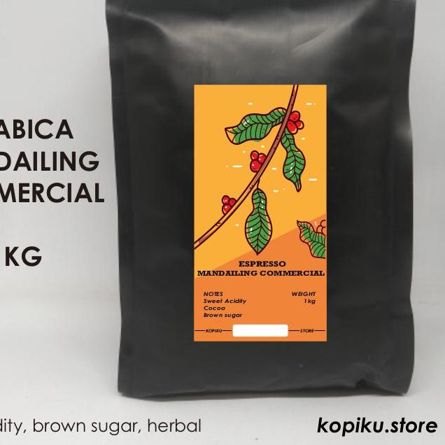 

♀ Kopi Arabika Mandailing 1kg | Roasted Commercial Espresso ❋