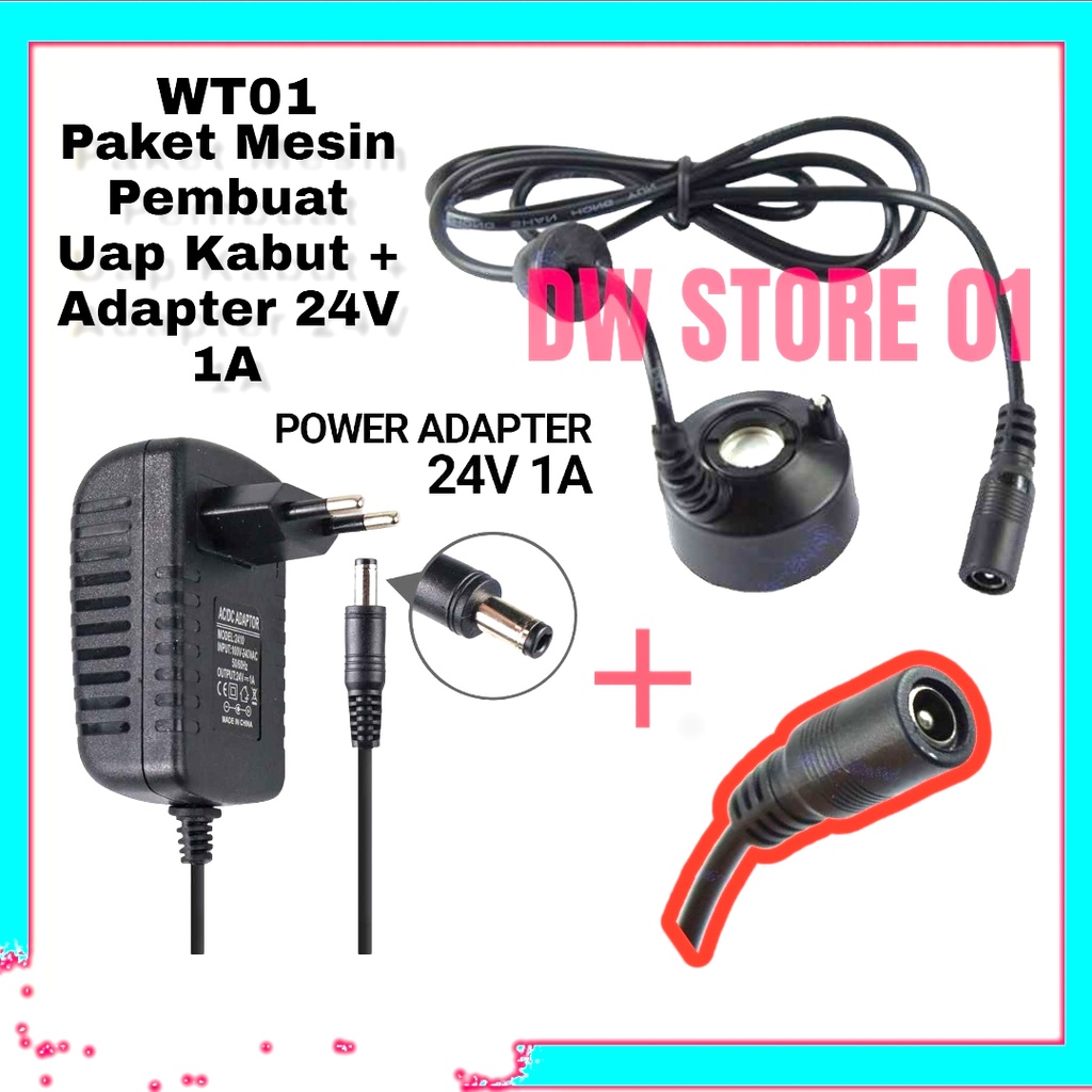 Mesin Pembuat Kabut Mini Semprotan Ultrasonik Kabut Embun / Alat Pembuat Efek Kabut Perangkat sempro