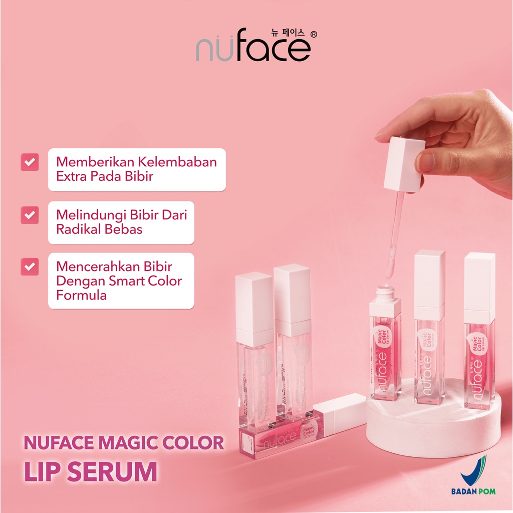 NU FACE MAGIC COLOR LIP SERUM 4g