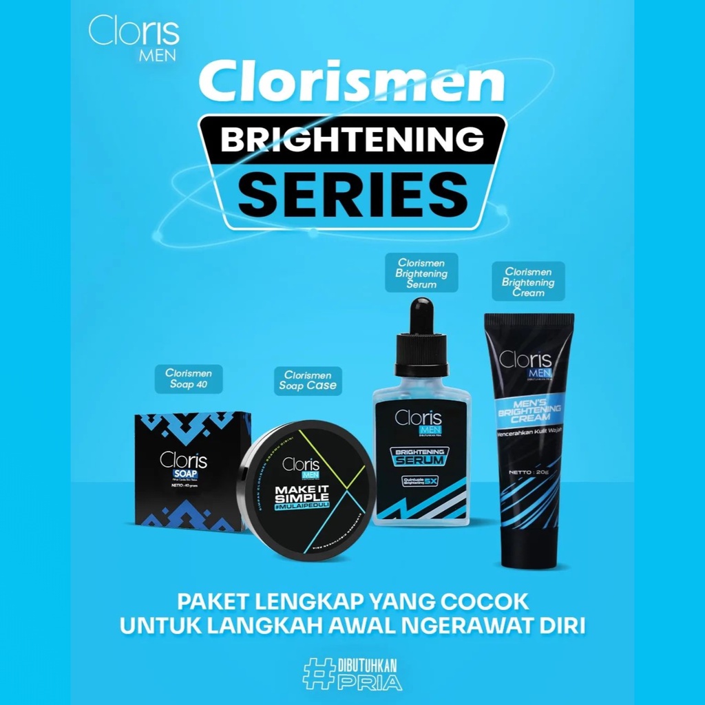 Clorismen BRIGHTENING SERIES Skincare Perawatan Wajah Atasi Kusam Cerah Maksimal