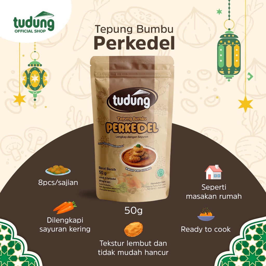 Tudung Tepung Bumbu Perkedel 50g