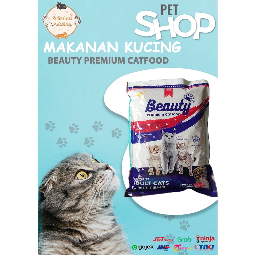 beauty premium cat food 1kg