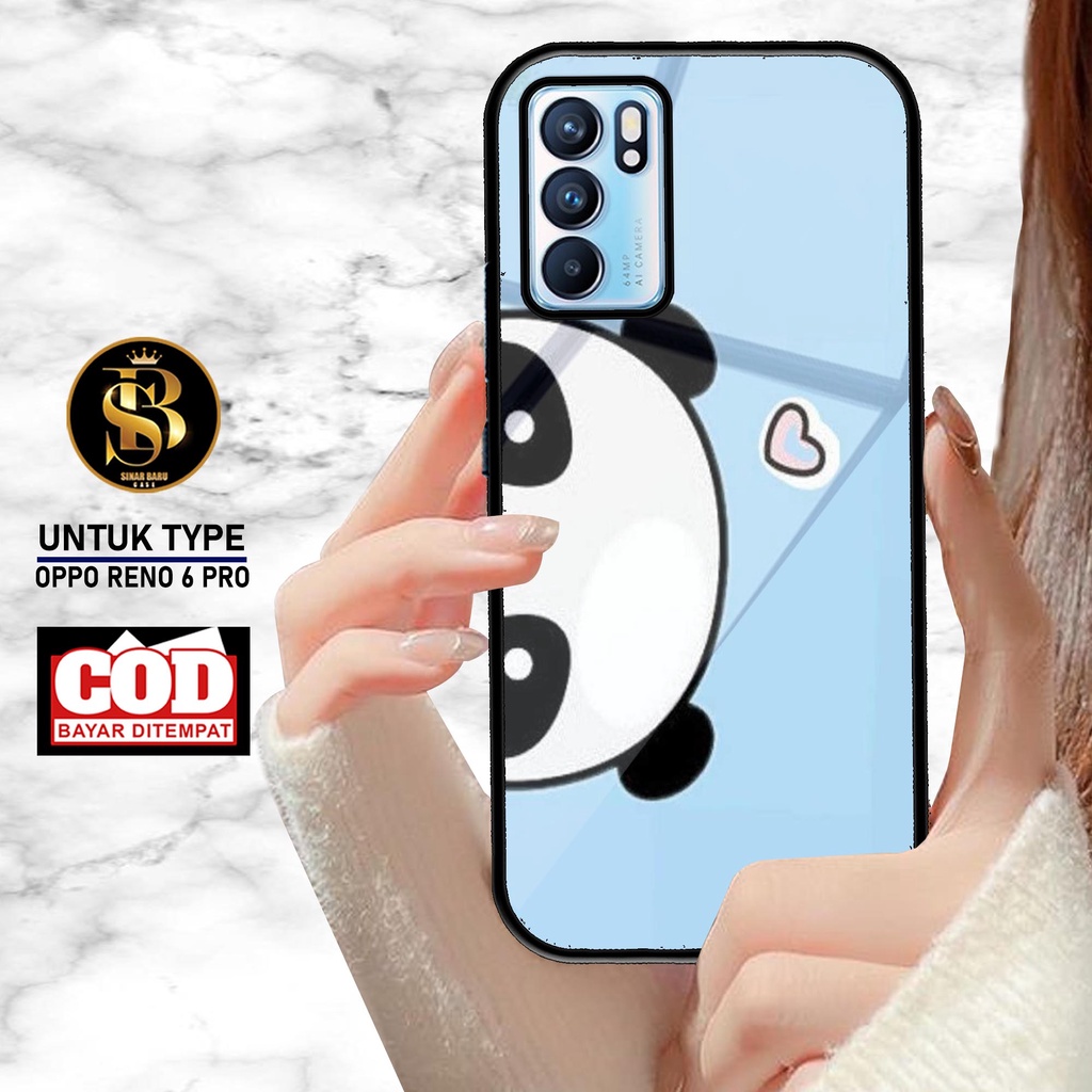 Sinar Baru Case Oppo Reno 6 Pro  Terbaru [ MOtif P4nd4] Softcase Oppo - Hardcase Oppo - Casing Hp Op