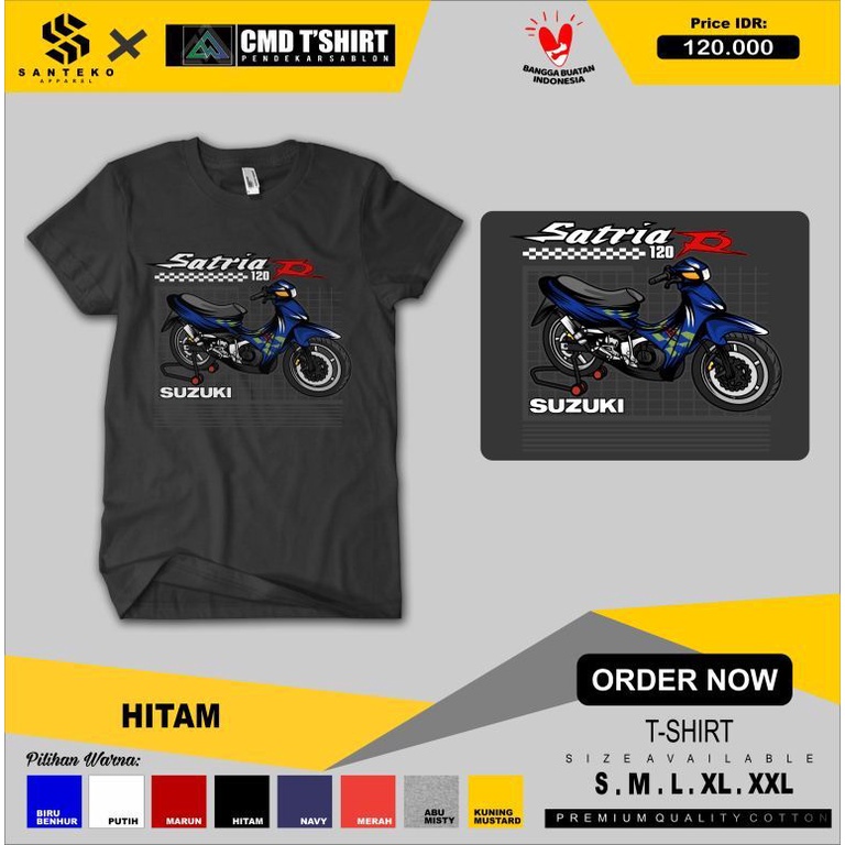 Kaos Otomotif Suzuki Satria 2 Tak 0247 - SANTEKO Apparel