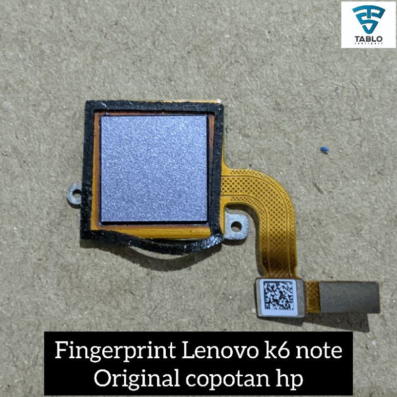 fingerprint Lenovo k6 note dark grey second original pabrik copotan hp BERGARANSI ✅
