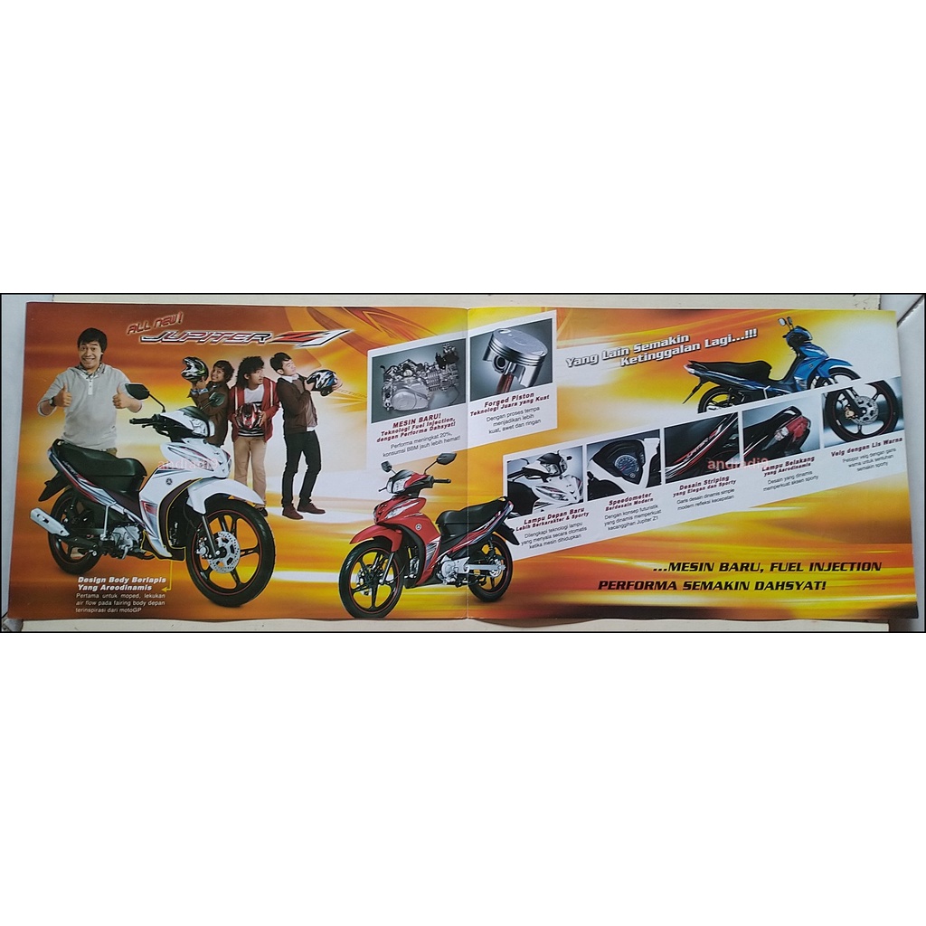 BROSUR SEPEDA MOTOR YAMAHA ALL NEW JUPITER Z1