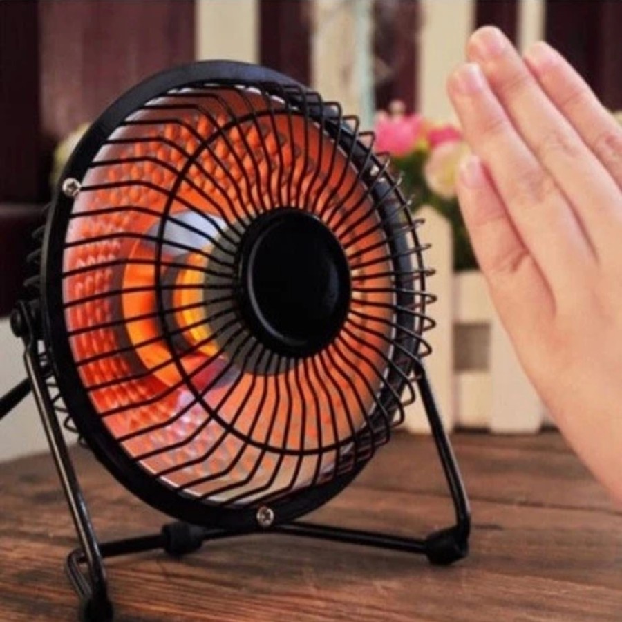 Pemanas Penghangat Ruangan Mini Heater Metal Alat Elektrik Portable GOOD OKE